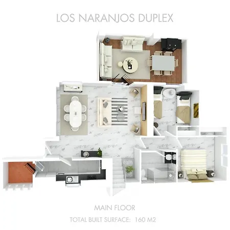 דירה Vacation I Naranjos, Duplex Penthouse, Golf Lovers, Security, Swimming Pool, Fastest Wifi With Rooftop And Terrace מארבלה