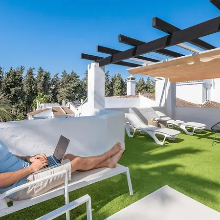 Vacation I Naranjos, Duplex Penthouse, Golf Lovers, Security, Swimming Pool, Fastest Wifi With Rooftop And Terrace