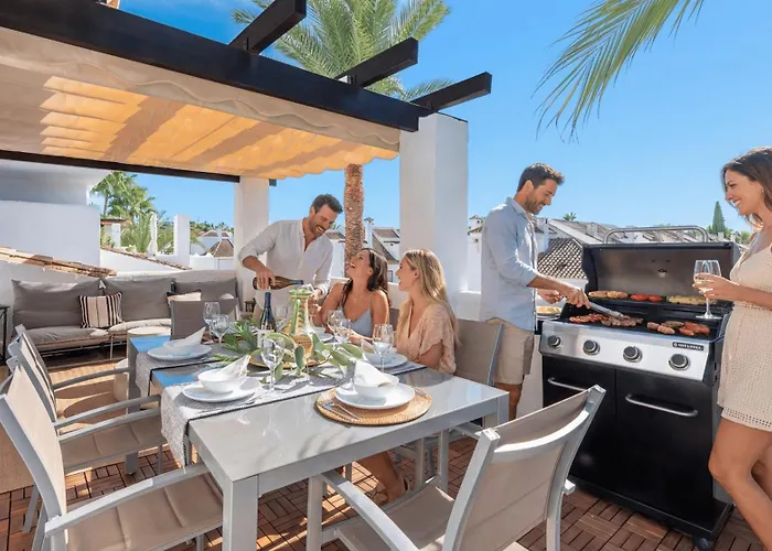 Vacation I Naranjos, Duplex Penthouse, Golf Lovers, Security, Swimming Pool, Fastest Wifi With Rooftop And Terrace 아파트